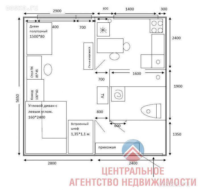 Планировка 1 Комнатной Хрущевки Фото