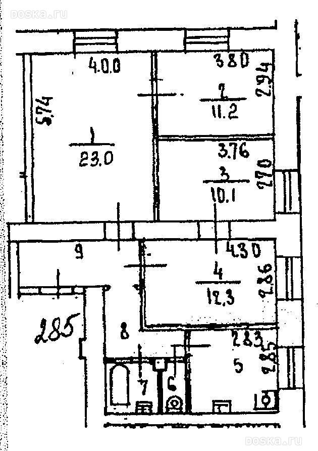 планировка квартир ленинский проспект