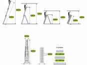 Инструмент и техника Лестницы, стремянки, Фото