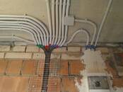 Строительные работы,  Отделочные, внутренние работы Электропроводка, Фото